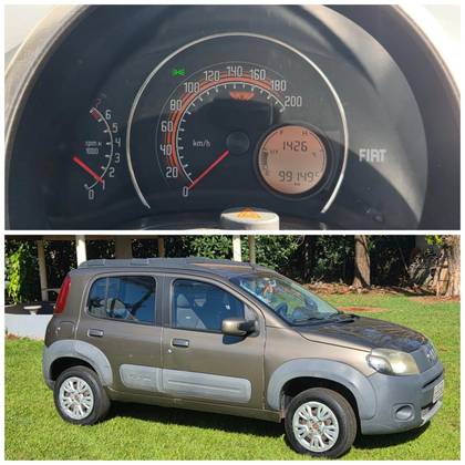 FIAT UNO 1.0 MPI MILLE WAY ECONOMY 8V FLEX 4P MANUAL FIAT UNO 1.0 MPI MILLE WAY ECONOMY 8V FLEX 4P MANUAL